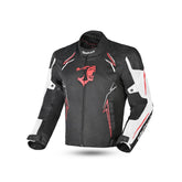 BELA PANTHER Moto Textil Casacos Preto Branco - Imagem frontal da Casacos